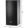 imageJBL Professional 521264 12 2Way Loudspeaker System 2 inch Dual Voice Coil and Dual Magnetic Gap Low Frequency Driver and one 15 inch Exit High Frequency VoiceCoil Compression Driver