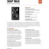 imageJBL Professional 705P 5inch BiAmplified Self Powered Near Field Master Reference Studio Monitor Speaker Sold Individually Black305P Single