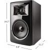 imageJBL Professional 705P 5inch BiAmplified Self Powered Near Field Master Reference Studio Monitor Speaker Sold Individually Black306P Single