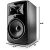 imageJBL Professional 705P 5inch BiAmplified Self Powered Near Field Master Reference Studio Monitor Speaker Sold Individually Black308P Single
