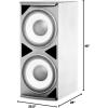 imageJBL Professional ASB6118 High Power 18Inch Subwoofer BlackWhite