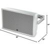 imageJBL Professional AW526BK High Power 2Way All Weather Loudspeaker with 15Inch LF BlackWhite
