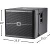 imageJBL Professional Bass Reflex Subwoofer 15 Inch Black VRX915S 15quot Passive18 Powered Black