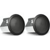 imageJBL Professional Control 12CT Compact 3Inch Full Range InCeiling Round Loudspeaker with Metal BackCan 70V or 8 Ohm Impedance Set of 2 Black Paintable GrillWhite