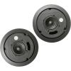 imageJBL Professional Control 12CT Compact 3Inch Full Range InCeiling Round Loudspeaker with Metal BackCan 70V or 8 Ohm Impedance Set of 2 Black Paintable GrillBlack