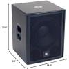 imageJBL Professional IRX108BT Powered PA Speaker Portable Loudspeaker with Bluetooth 8 Inch Woofer 1300 Watt Mobile DJ Musicians Small Venues Ceremonies and Sports Events BlackSubwoofers