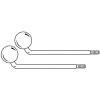 imageJBL Professional MTC2825CMWH CeilingMount Adapter for Control 28 and Control 25 White Pack of Two