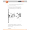 imageJBL Professional PRX ONE Install Bracket and Adapter Kit Wall Mount