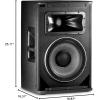 imageJBL Professional SRX818SP Portable Active Amplified Powered 18 Inch Subwoofer System 1000 Watt Peak Crown Amplifier DJ PA Stage Black12Inch Twoway Speaker