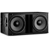 imageJBL Professional SRX818SP Portable Active Amplified Powered 18 Inch Subwoofer System 1000 Watt Peak Crown Amplifier DJ PA Stage Black18Inch Dual Subwoofer