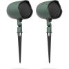 imageJBL Professional Control 88M Wired TwoWay Coaxial Mushroom Style Outdoor Landscape Garden Architectural Waterproof Speaker 8Inch 360 Degree Sound Sold Individually GreenGreen