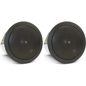 imageJBL Professional C24CT MicroPlus C24CT 45Inch Ceiling Loudspeakers White Sold as PairBlack