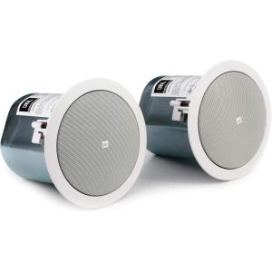 imageJBL Professional Control 24CT 4Inch BackgroundForegroundCeiling Speaker Black Sold as PairBlack